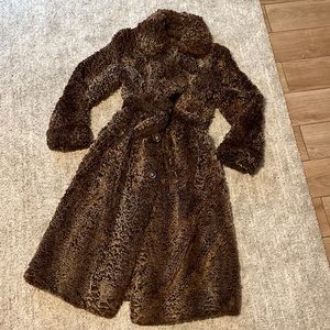 Vintage 1970s Junior Belle faux coat